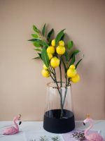 Bình thủy tinh viền vàng sang trọng