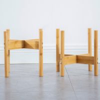 Đôn gỗ để chậu cây