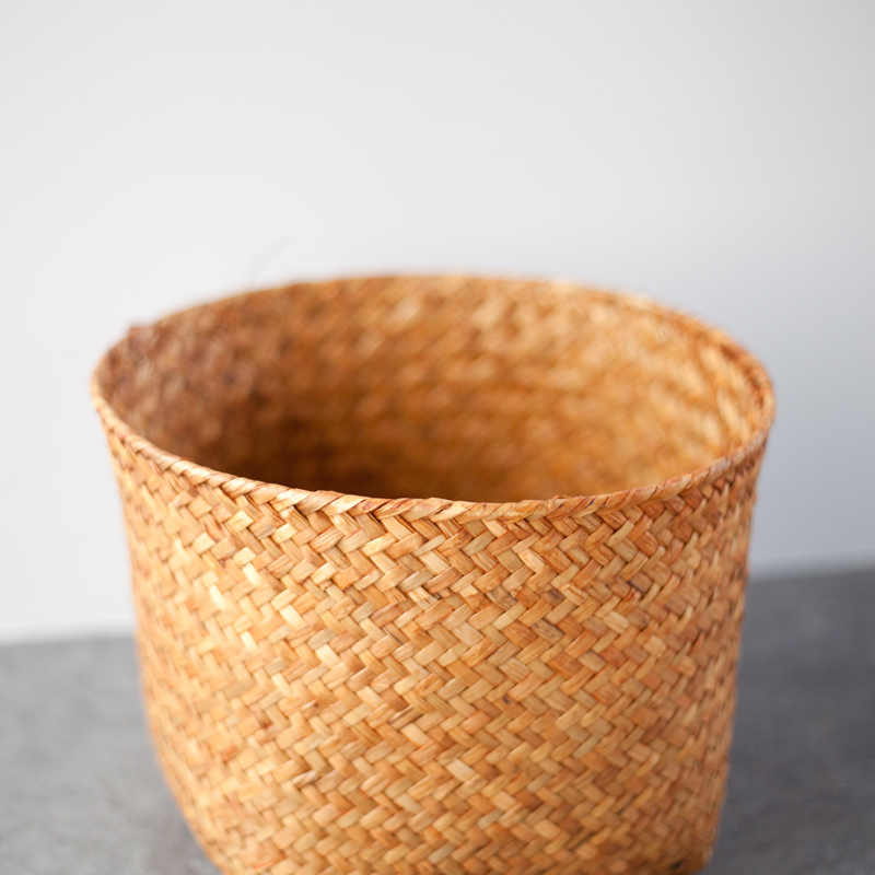 chậu mây tre đan