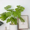Chậu Cây Monstera Giả – Mini Để Bàn