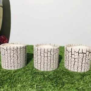Chậu gốm sứ cắm hoa trụ tròn