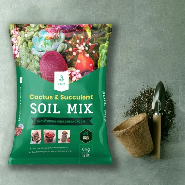 Đất trông sen đá soil mix