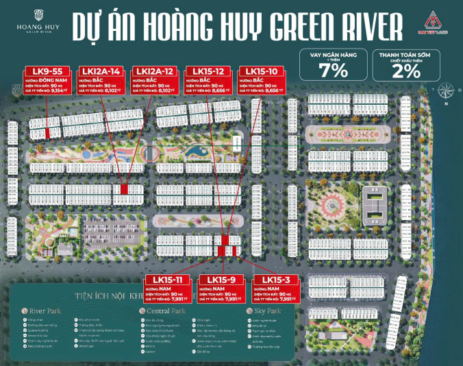 HOÀNG HUY GREEN RIVER  SỐNG CHUẨN XANH GIỮA LÒNG HẢI PHÒNG