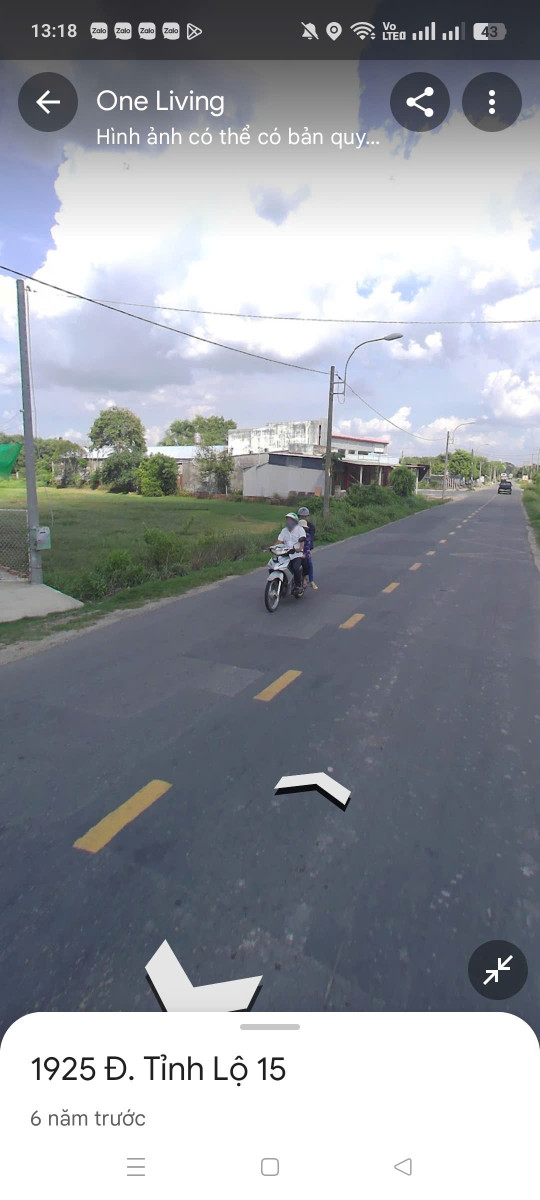 Bán đất Mt tỉnh lộ 15 .giá thơm phức. Phú mỹ hưng * 43 x 100