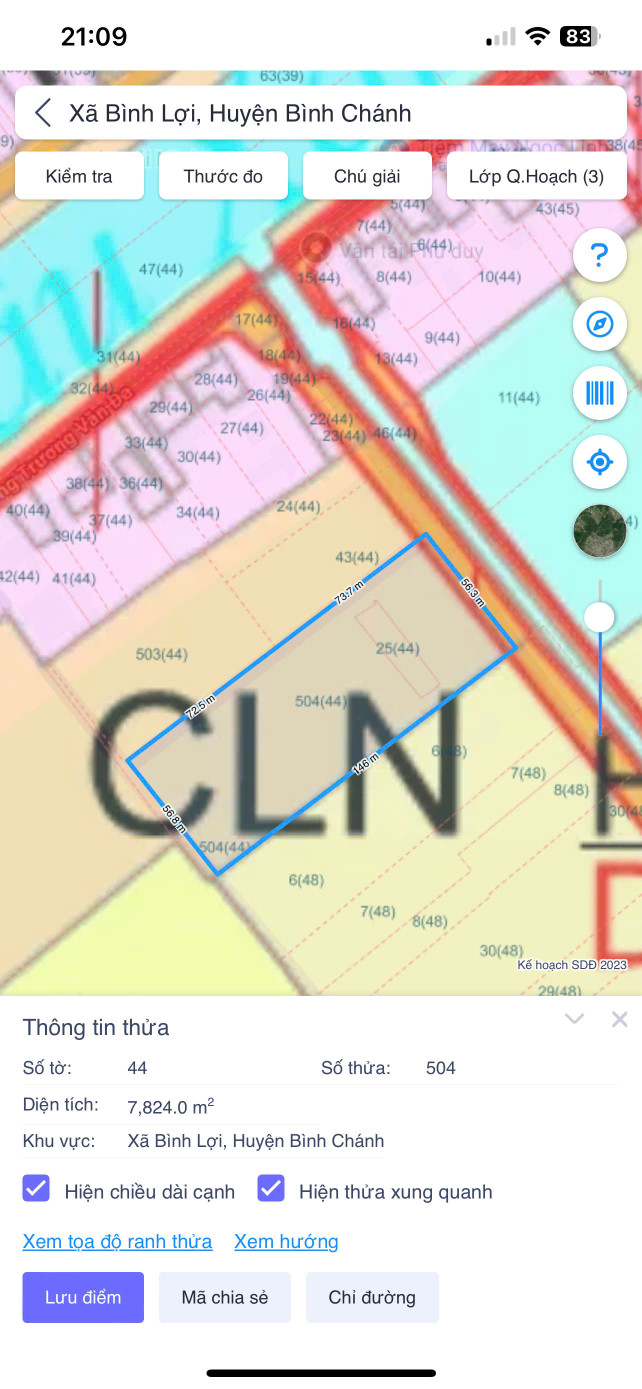 🌿 BÁN ĐẤT CÂY LÂU NĂM XÃ BÌNH LỢI, BÌNH CHÁNH – GIÁ CHỈ 2,7 TRIỆU/M²! 🌿