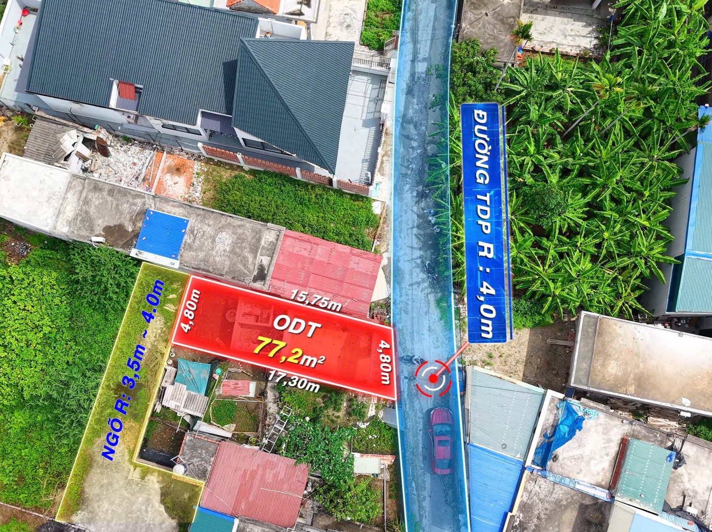 Bán lô f0 tại lâm động Thủy Nguyên dt 77m ngang 4,8 giá chỉ 1tỷ 8xx lh ngay 0382341632 em Liên