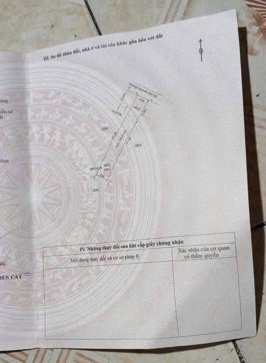 Bán đất Phú An, Bến Cát, Bình Dương khu vực trung tâm UBND xã