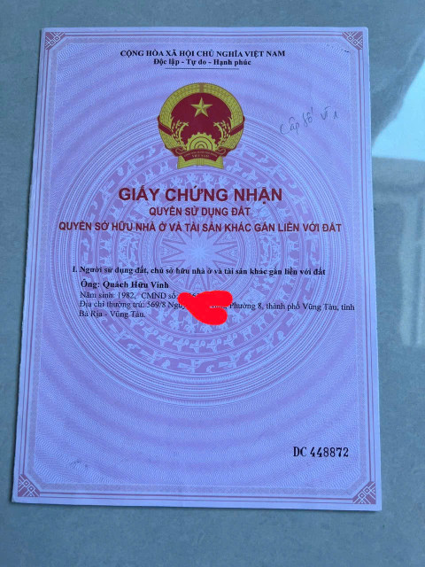 CHÍNH CHỦ CẦN BÁN LÔ ĐẤT TẠI XÃ PHƯỚC LONG THỌ - H. ĐẤT ĐỎ - BÀ RỊA VŨNG TÀU.