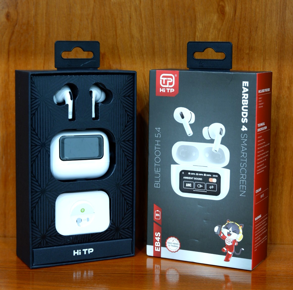 TAI NGHE EARBUDS 4 (EB4S). THƯƠNG HIỆU HI TP. CÔNG NGHỆ BLUETOOTH 5.4