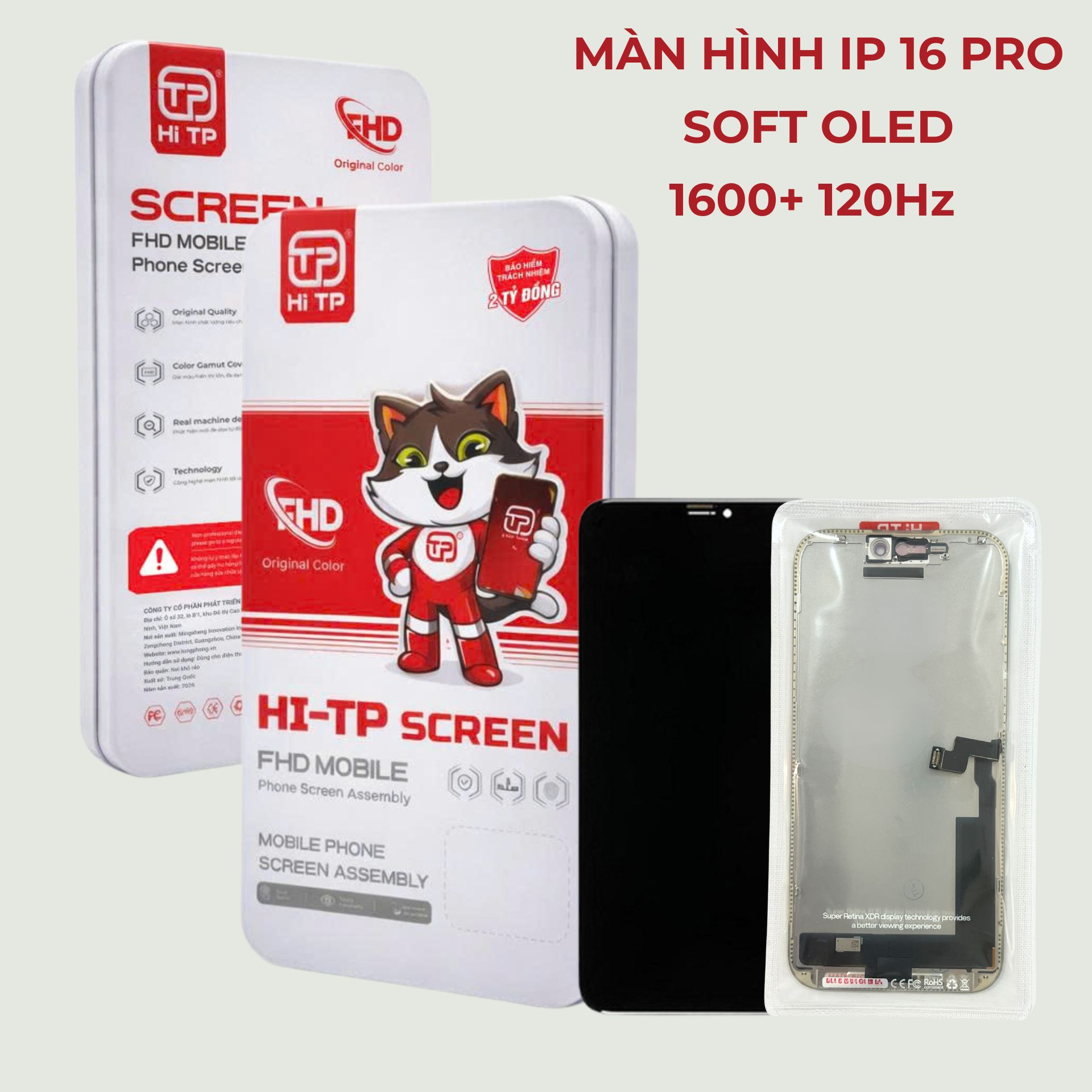 mÀN HÌNH IPHONE 16 PRO OLED