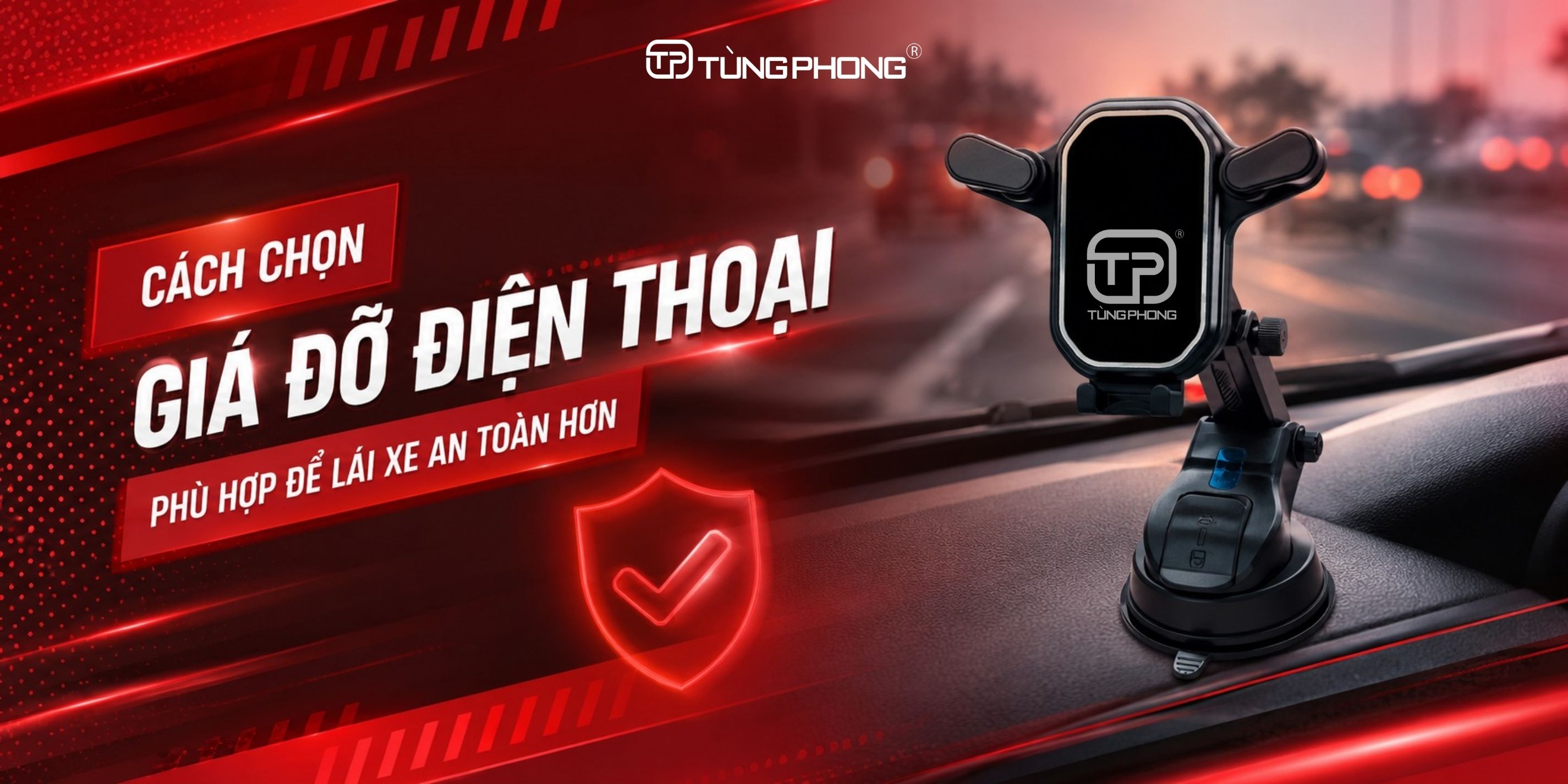 Cách chọn giá đỡ điện thoại trên ô tô phù hợp để lái xe an toàn hơn
