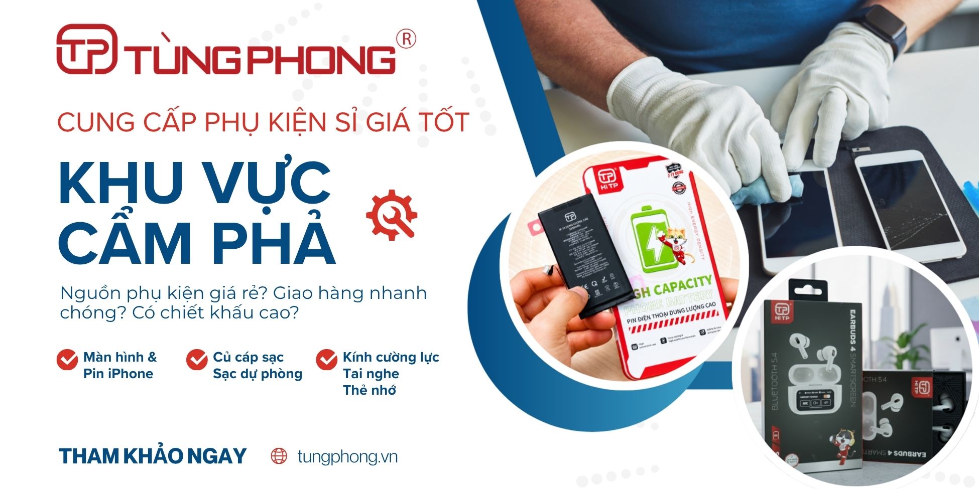 PHỤ KIỆN ĐIỆN THOẠI GIÁ SỈ CẨM PHẢ: NGUỒN NHẬP HÀNG UY TÍN CHO ĐẠI LÝ