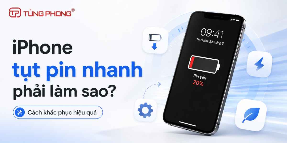 iPhone tụt pin nhanh phải làm sao? 5 cách giảm hao pin đơn giản