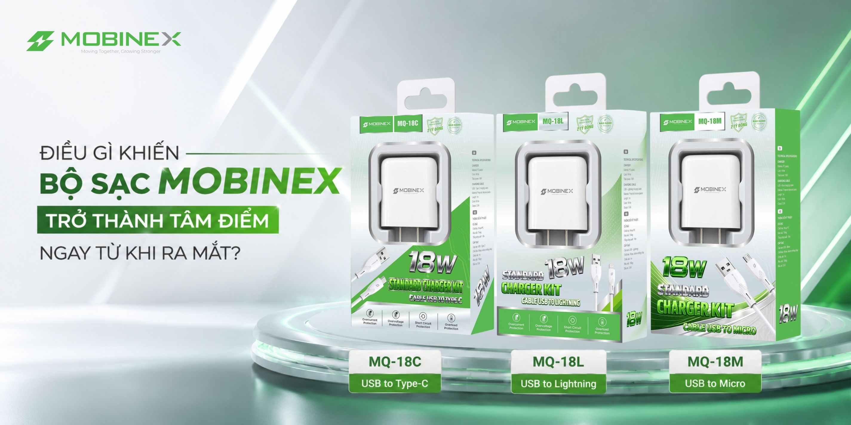 Điều Gì Khiến Bộ Sạc MQ18 Mobinex Trở Thành Tâm Điểm Ngay Từ Khi Ra Mắt?