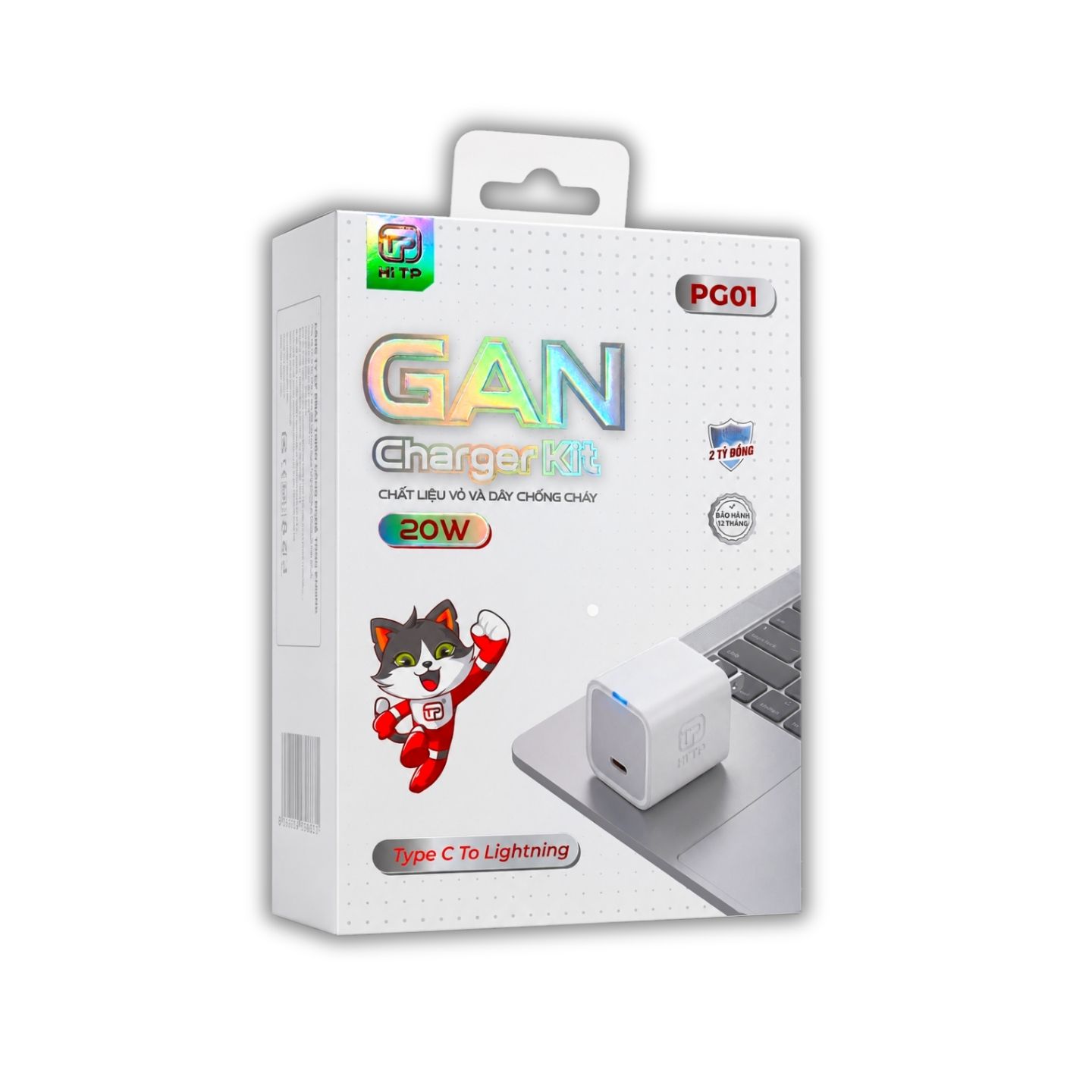 BỘ SẠC PG01 - SẠC NHANH GAN 20W, THƯƠNG HIỆU HI TP