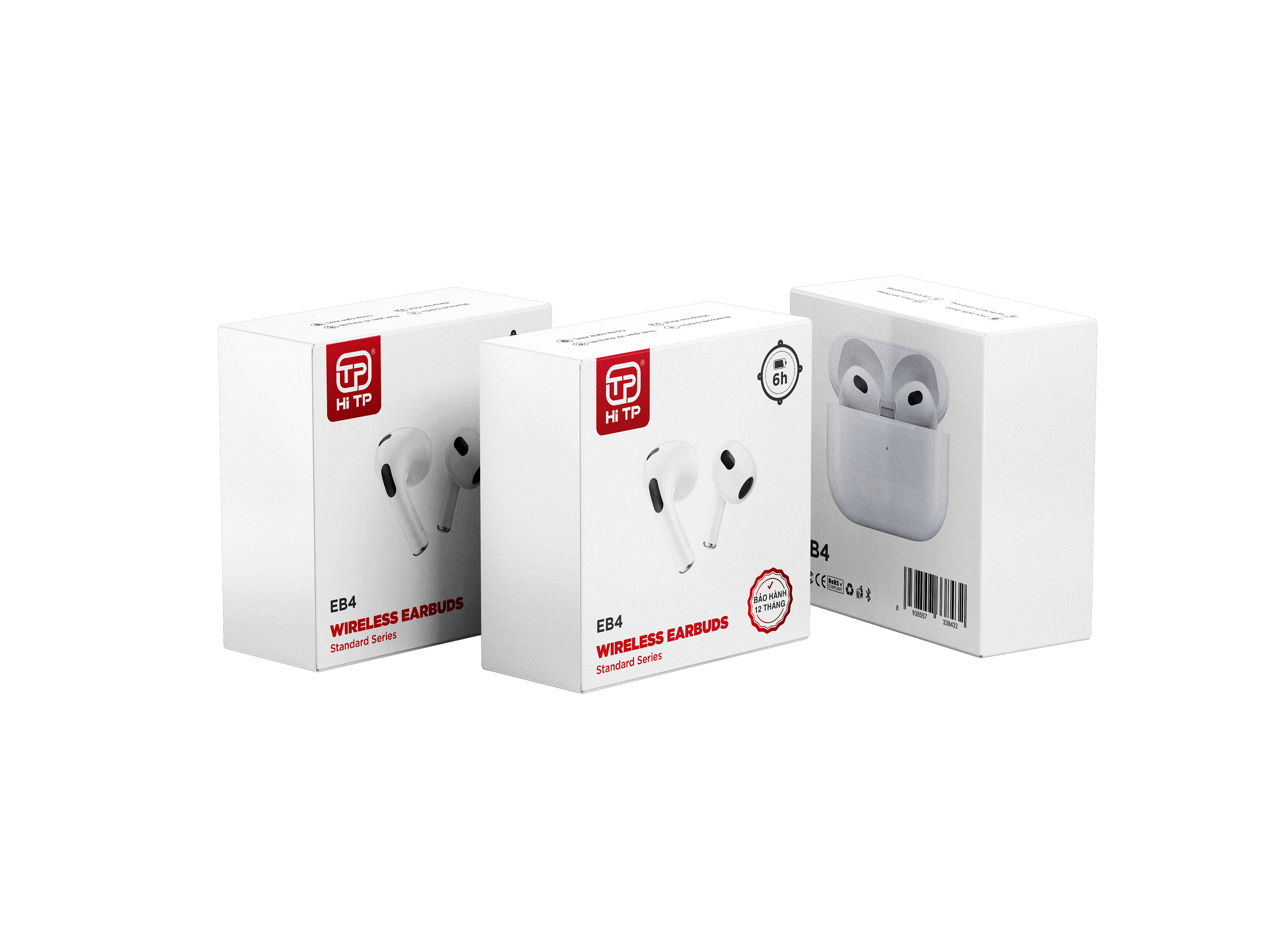 TAI NGHE EB4 HI TP - BLUETOOTH 5.1 - NGHE NHẠC ĐẾN 8 GIỜ