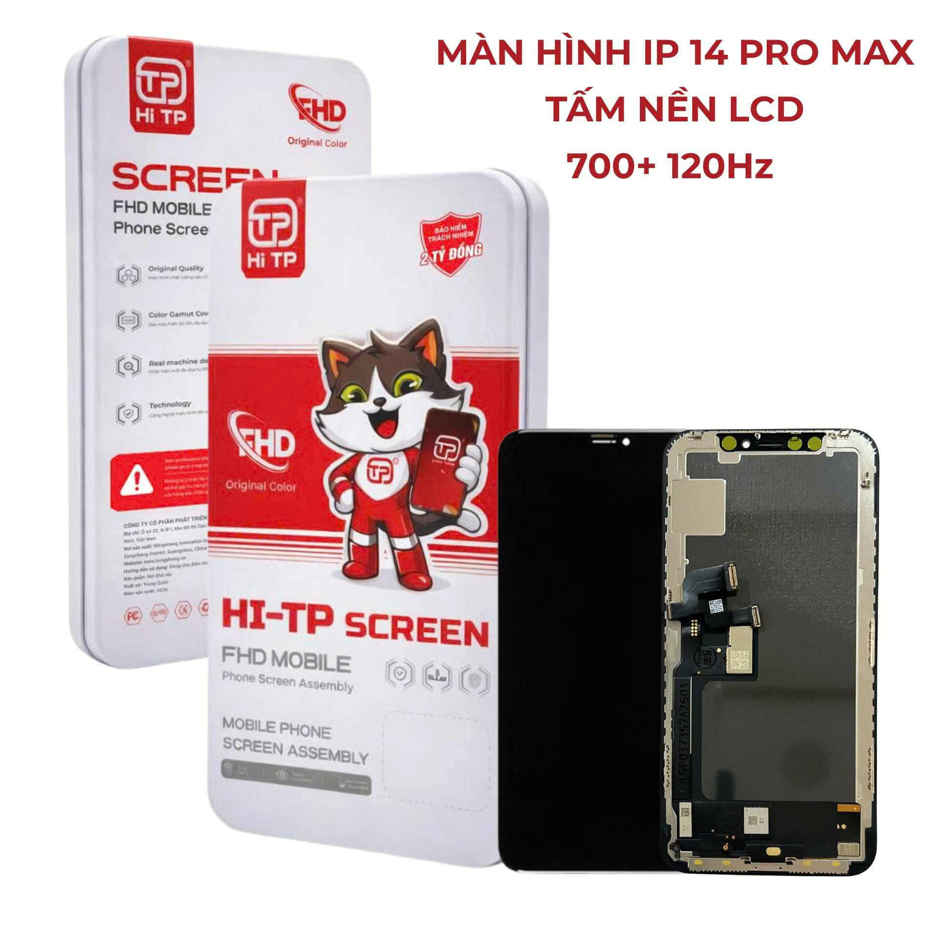 MÀN HÌNH IPHONE 14 PRO MAX (TẤM NỀN LCD) - THƯƠNG HIỆU HI TP