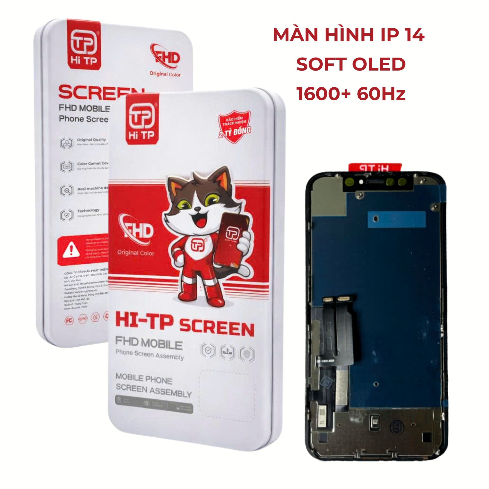 MÀN HÌNH IPHONE 14 SOFT OLED. THƯƠNG HIỆU HI TP 