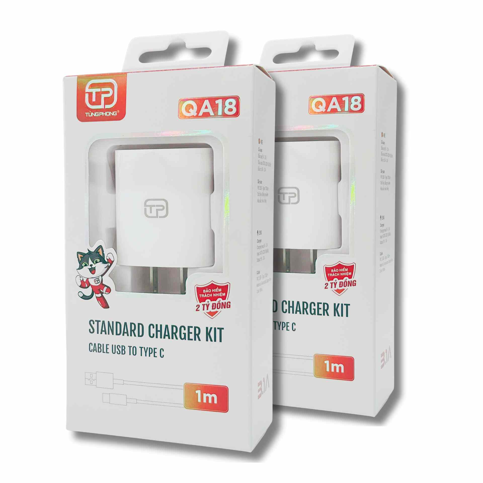 BỘ SẠC QA18 - SẠC NHANH TỚI 30W. CHỐNG QUÁ DÒNG & TẢN NHIỆT TỐT