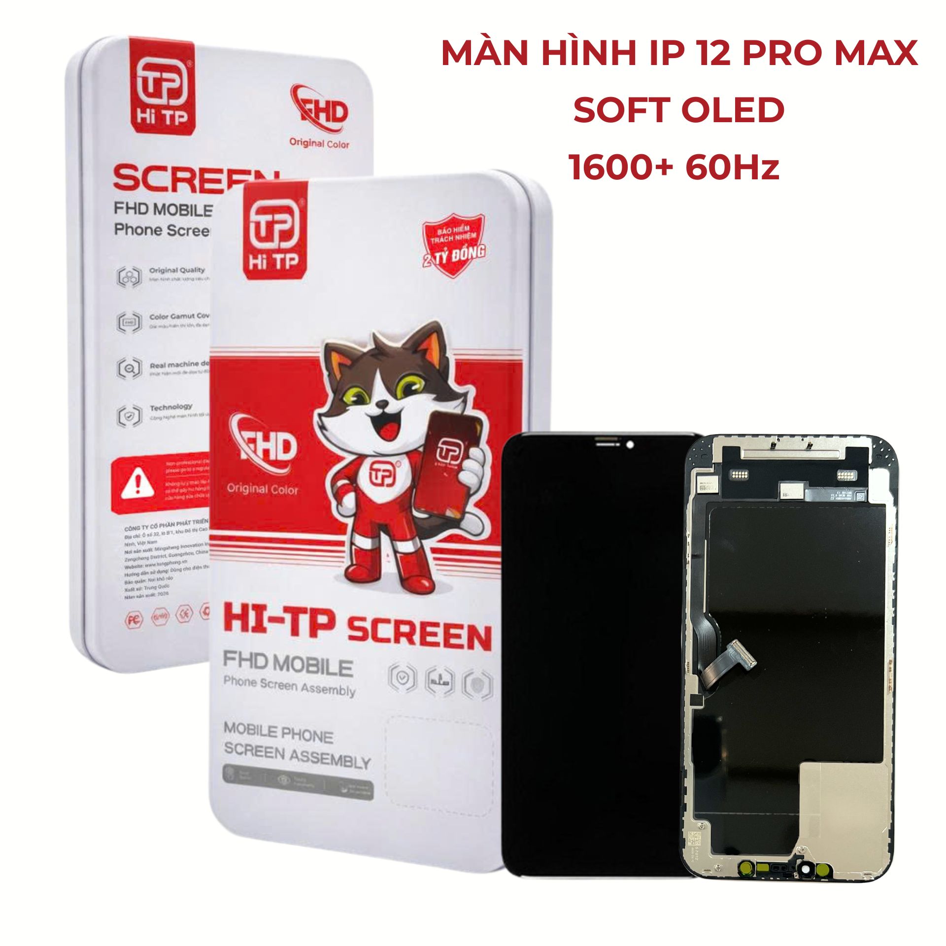 MÀN HÌNH IP 12 PRO MAX SOFT OLED. THƯƠNG HIỆU HI-TP