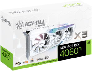 INNO3D GeForce RTX 4060 Ti 8GB iCHILL X3 WHITE