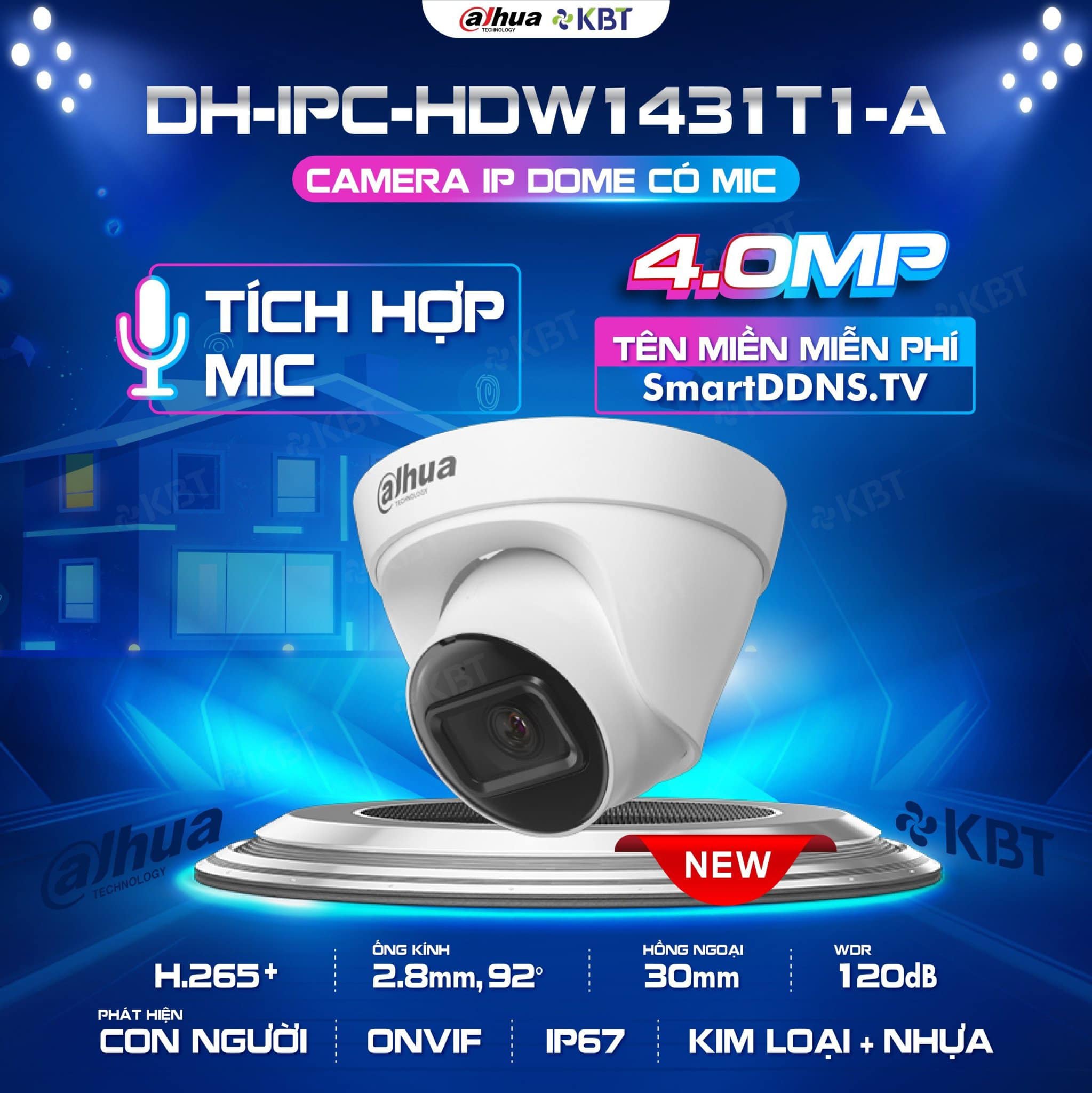 Camera DAHUA DH-IPC-HDW1431T1-A-S4