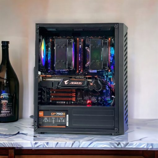 CASE MAGIC LUXURY FULL TOWER BLACK 4 FAN (E-ATX) - Ảnh 3
