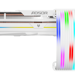 Dây nối dài nguồn Aosor GPU-28 2x8PIN LED ARGB màu trắng