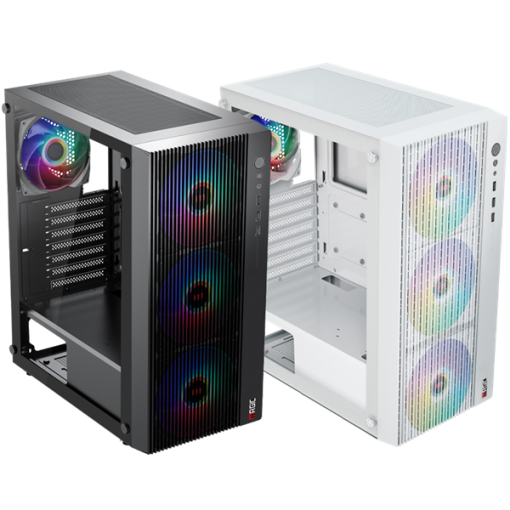 Thùng máy Case Magic Luxury - White | Kèm sẵn 4 fan - Ảnh 2