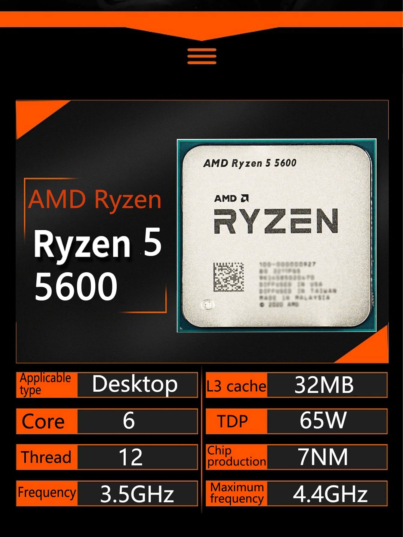 Công nghệ tiên tiến của CPU AMD Ryzen 5 5600