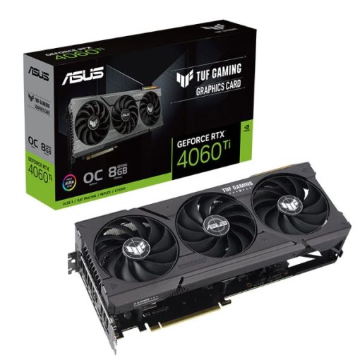 Card đồ họa Asus TUF Gaming RTX 4060 Ti 8GB GDDR6 OC Edition (Geforce RTX 4060TI/ 8GB/ GDDR6/ 128 bit)