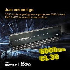 Ram Kingmax HEATSINK Horizon 16GB DDR5 5200Mhz BH 36T