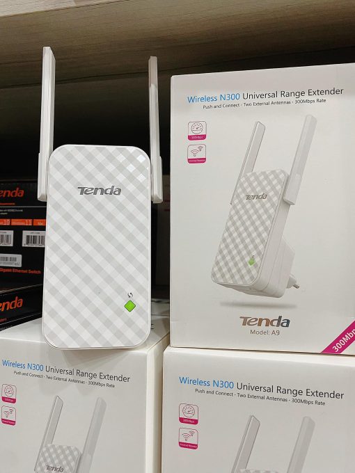BỘ KÍCH SÓNG WIFI REPEATER 300Mbps TENDA A9