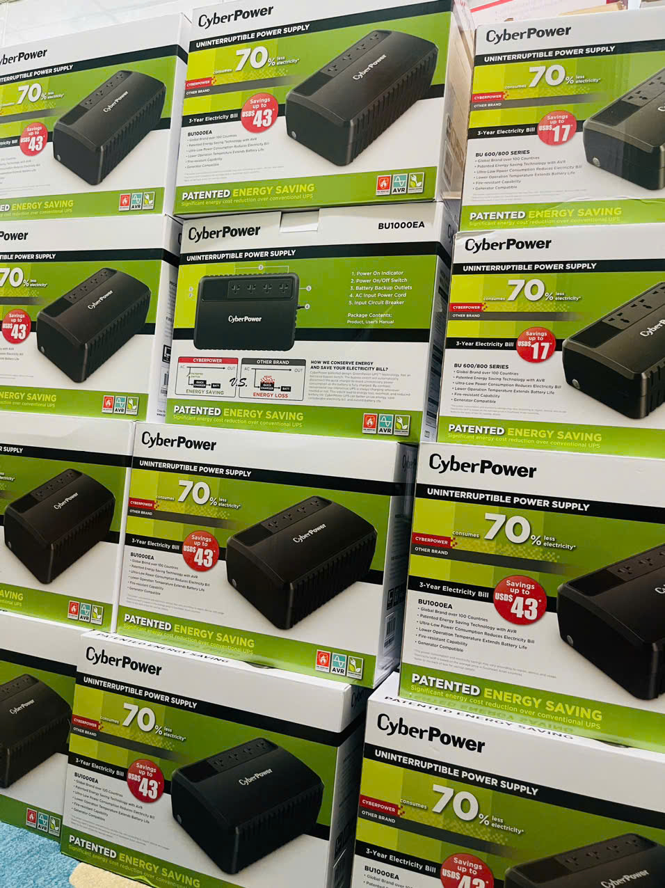 Bộ Lưu Điện UPS Cyber Power BU600E