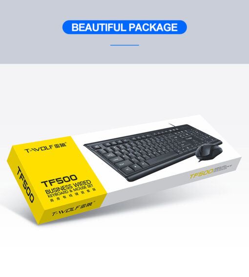 Bộ Phím Chuột T-Wolf TF500 - Ảnh 6