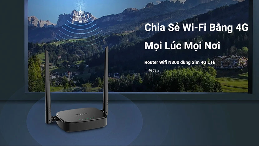 Router Wifi Tenda 4G05 dùng SIM 4G 