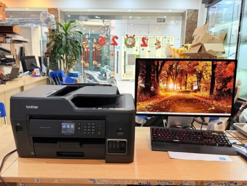 Máy in phun màu đa năng Brother MFC-T4500DW A3 (In đảo mặt, Scan ADF, Fax, USB, LAN, WiFi) - Ảnh 4