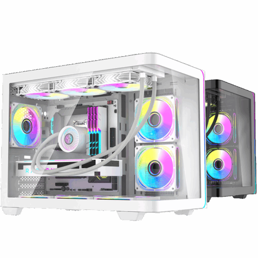 CASE DARKFLASH L285M BLACK (Matx, kính cong, aio 360mm)