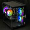 CASE MAGIC GM-02 CURVED (M-ATX) Kính Cong - Đen