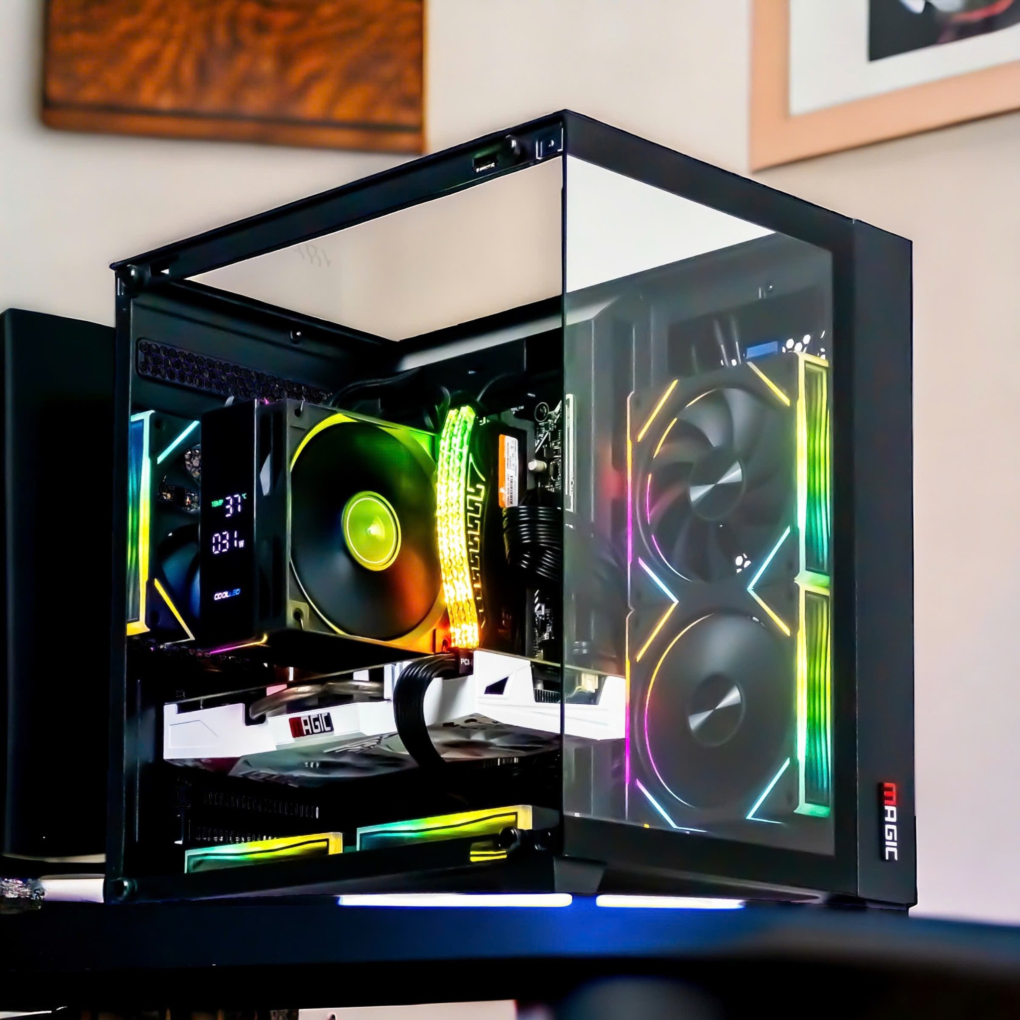 CASE gaming MAGIC O11 ULTRA (M-ATX) 3 mặt kính