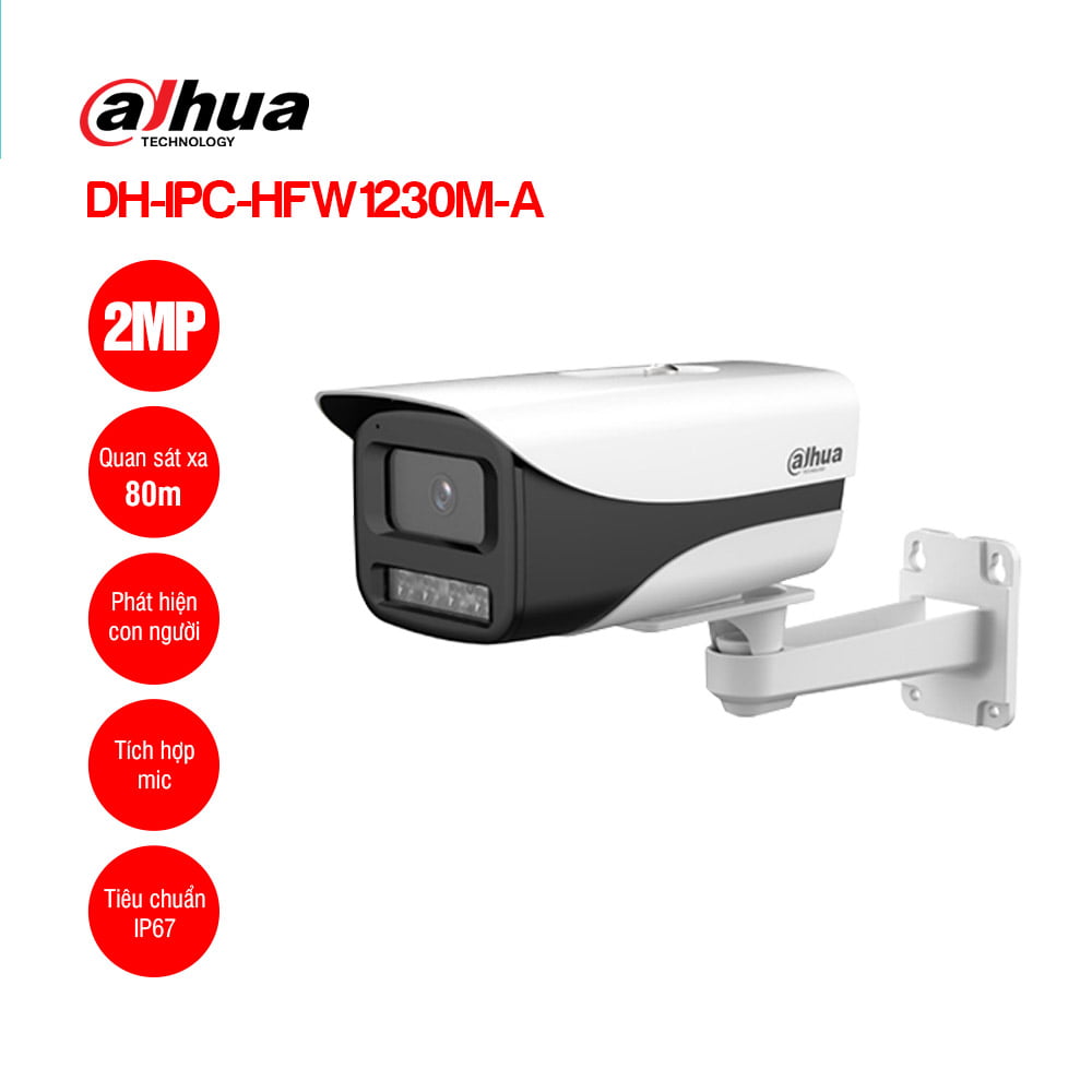 Camera IP 2MP DAHUA DH-IPC-HFW1230M-A 