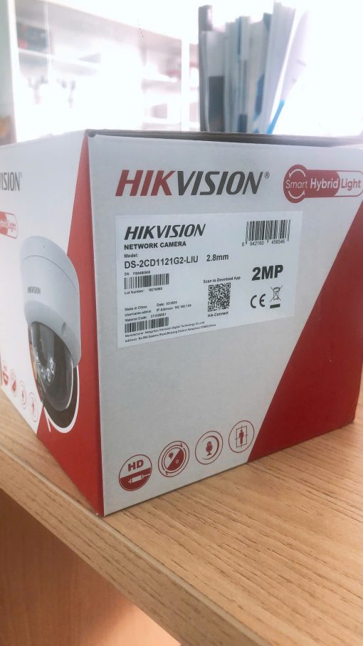 Camera IP Bán Cầu HIKVISION DS-2CD1121G2-LIU 2MP | Phát Hiện Người & Phương Tiện | Có Micro | Smart Light - Ảnh 5