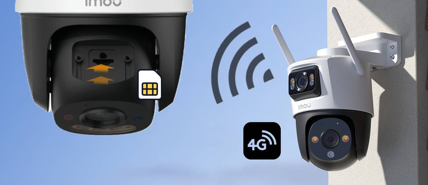 Camera IMOU Cruiser Dual 2C 4G 6MP IPC-S7XCP-6M1TED
