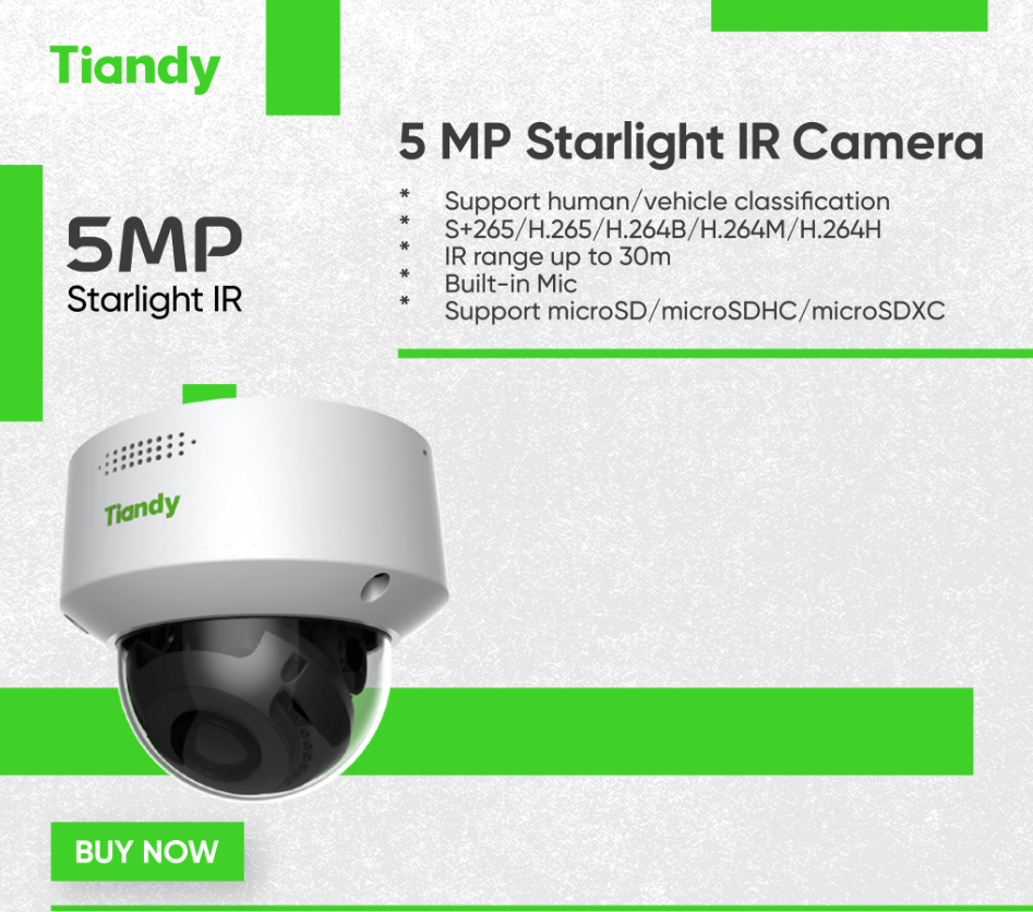 Camera Tiandy TC-C35MS 5MP