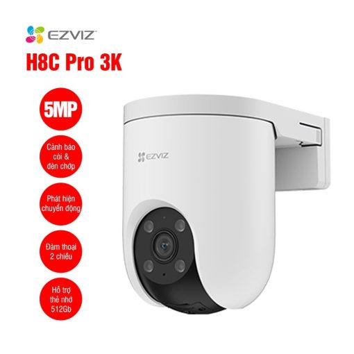 Camera WiFi EZVIZ H8C Pro 3K 5MP Quay quét thông minh, giám sát 360° ngoài trời - Ảnh 2