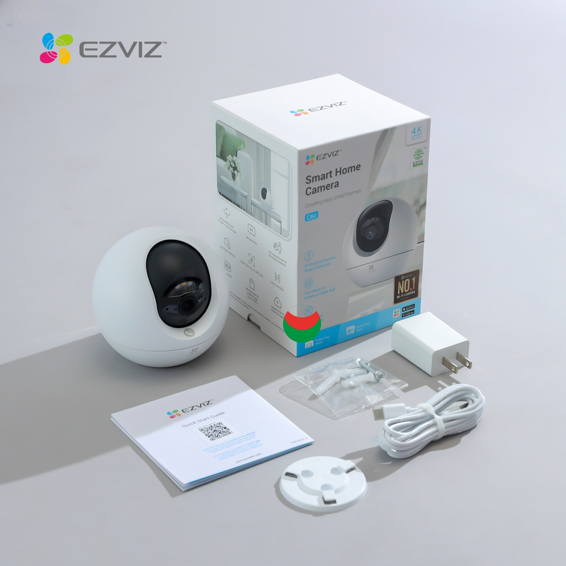 Camera Wifi thông minh EZVIZ C6C 4K