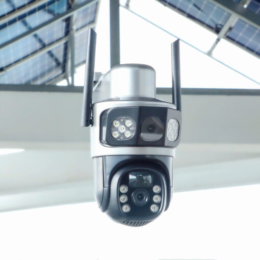 Camera Yoosee 2 Mắt YS-200 Dùng SIM 4G tấm pin Năng Lượng Mặt Trời - Ảnh 5