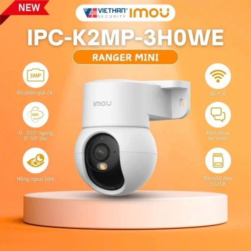 Camera iMOU Ranger Mini IPC-K2MP-3H0WE 2K 3MP - Ảnh 2