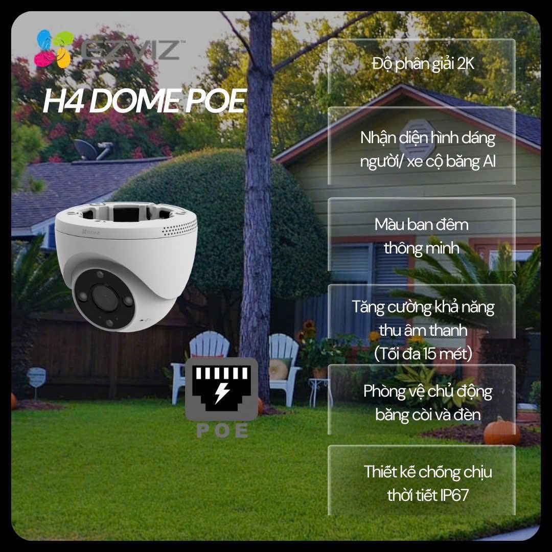 Camera EZVIZ H4 PoE 2K