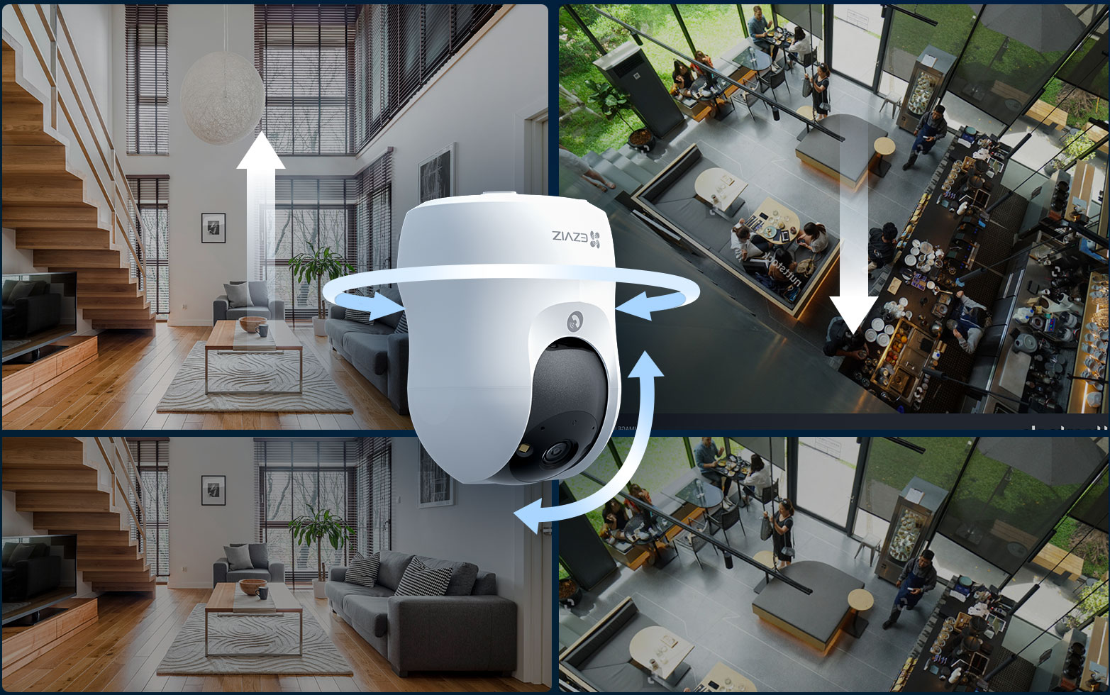Camera trong nhà EZVIZ C6N G1 4K (8.0MP), quay 360